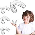 thumbnail image 1 of Paquete de 4 Protector Bucal Maleable JM para Niños para Rechinar los Dientes con Funda Protectora, 1 of 4