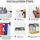 thumbnail image 3 of Soporte para medallas con diseño de karate, colgador de pared, ganchos y soporte para cintas., 3 of 7