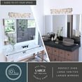thumbnail image 6 of Elsa 6 Light Satin Nickel Capiz Shell Coastal Bathroom Vanity Fixture, 6 of 8