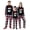 Black, variant on Matching Family Christmas Pajamas, What The Elf Long Sleeve Striped Pants