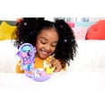 thumbnail image 3 of Polly Pocket Cozy Dreamland Lamb Compact Playset with 1 Micro Doll and Pet Unicorn, Travel Toy with Food & Styling Accessories, 3 of 8