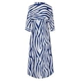 thumbnail image 4 of Ketyyh-chn99 Robes d'Invitée de Mariage pour Femmes Grande Taille Robe Maxi Manche à Volants à Étages Robe Trapèze Courte B,m, 4 of 5