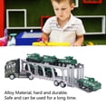 thumbnail image 4 of Truck Toys Vivid Details Compact Portable Mini Transport Cars Set With Car Models For Gifts Ornament Collectible, 4 of 5