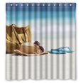 thumbnail image 1 of ABPHQTO Chanclas Cortina de ducha Cortina de ducha impermeable 160x180 cm, 1 of 2