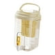 thumbnail image 4 of Dispensador de bebidas para refrigerador, botella de agua portátil, práctico grifo equipado amarillo, 4 of 9