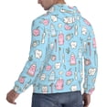 thumbnail image 3 of Hoodies for Men - Funny Cute Teeth Long Sleeve Comfrt Men'S Fashion Hoodies & Sweatshirts, Sweatshirts for Men Hoodies Pullover Clothing Clothes with Pouch, 3 of 7
