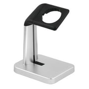 WITHit Silver Charging Stand with Rubber Anti-Slip Bottom for All Apple Watch Sizes & Models