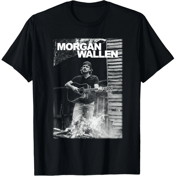 BandRole Official Morgan Wallen Guitar Photo T-Shirt
