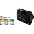 thumbnail image 2 of SHINHAN ART TOUCH TWIN 1106031 60-COLOR FINE & BROAD NIB MARKER SET B, 2 of 4