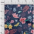 thumbnail image 2 of oneOone Georgette Viscose Blue Fabric Floral Sewing Craft Projects Fabric Prints By Yard 42 Inch Wide, 2 of 4