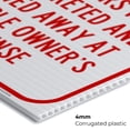 thumbnail image 5 of Patient Parking Only Red Sign, Board, 24x36 Corrugated Plastic, 5 of 7