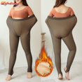 thumbnail image 2 of Pantalones Cálidos De Invierno Para Mujer Leggings De Felpa Gruesos Ajustadospangjing, 2 of 4
