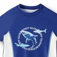 thumbnail image 3 of Gelikeya Swimming Suit for Boys Size 10-11 Swimwear Sets Bathing Suit Short/Long Sleeve Bathing Suits for Boys (Child, X03 Blue, 10-11 Years), 3 of 7