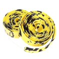thumbnail image 1 of 2 X nueva cinta de manillar de corcho para deportes de bicicleta de carretera con tapones de barra (amarillo y negro), 1 of 3
