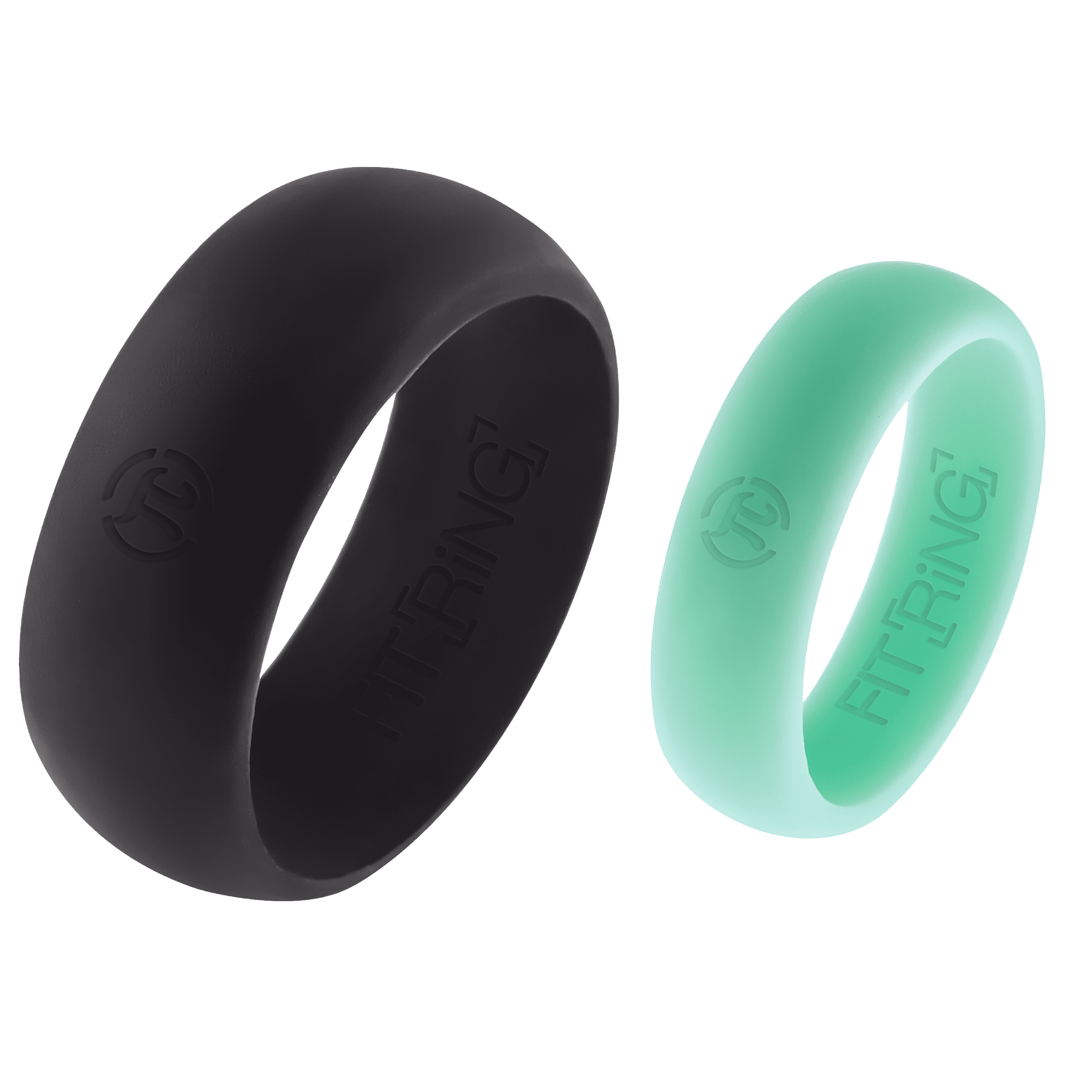 Flexible Silicone Wedding Ring in for Active Men Premium Non Bulky Medical Grade Skin Safe & Comfort Fit Band