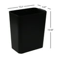 thumbnail image 2 of Tstorage 4.5 Gallon Plastic Office Wastebasket, Plastic Trash Cans, 3 Packs, 2 of 7