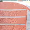 thumbnail image 2 of Noble House Outdoor 3 Piece Iron Bistro Set with Crackle Orange Frame, Crackle Orange, 2 of 11