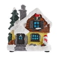 thumbnail image 1 of Casas decorativas de Navidad Decoraciones de escritorio de Navidad Mini Chalets, 1 of 4