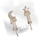 thumbnail image 3 of Pendientes largos con borlas colgantes, pendientes de gota de cristal vintage para mujeres y niñas, personalidad, A08, 3 of 5