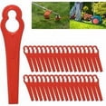 thumbnail image 1 of Lame Debroussailleuse Plastique, Lame Débroussailleuse Universelle, Lame Plastique, Lame Coupe Bordure Tondeuse à Gazon en Plastique Lames pour Jardin et Pelouse Coupe Bordures, 35 piezas, 1 of 5