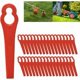 thumbnail image 1 of Lame Debroussailleuse Plastique, Lame Débroussailleuse Universelle, Lame Plastique, Lame Coupe Bordure Tondeuse à Gazon en Plastique Lames pour Jardin et Pelouse Coupe Bordures, 35 piezas, 1 of 5