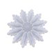 thumbnail image 2 of Xihbxyly Oferta de iluminación Colgante de copo de nieve transparente con forma de gota de cristal para hacer uno mismo, 2 of 3