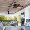thumbnail image 2 of Prominence Home 50653-01 Ocean Crest Ceiling Fan, 52", Mocha, Tropical Bronze, 2 of 5