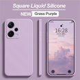 thumbnail image 3 of Redmi Note 12 Pro Case Square Liquid Silicone Phone Cases For Xiaomi Redmi Note 12 Pro Plus Note12Pro 4G Note12 Pro Soft Cover, 3 of 5