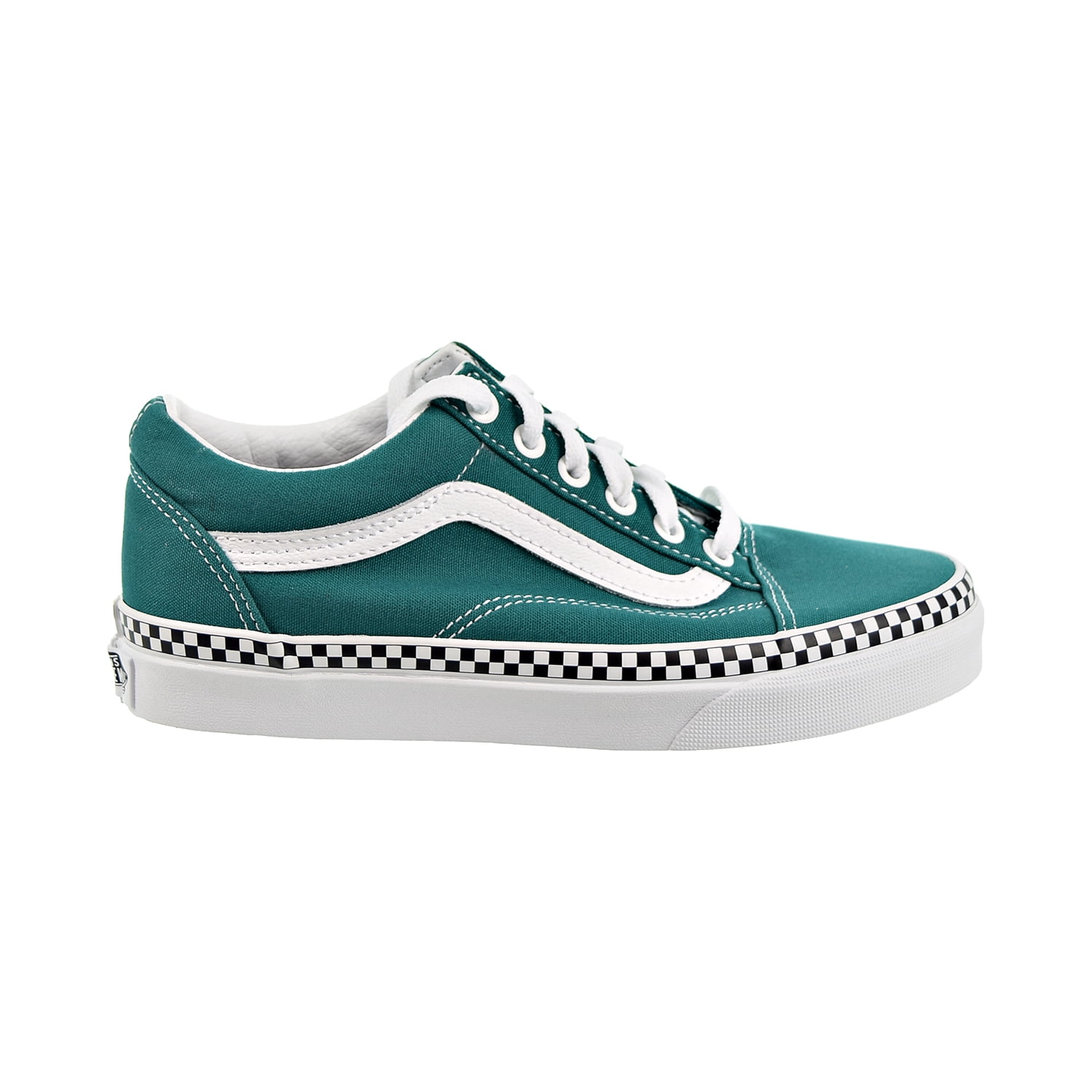 Old Skool Men's Shoes Check Foxing/Quetzal Green/True vn0a38g1-vr0 -