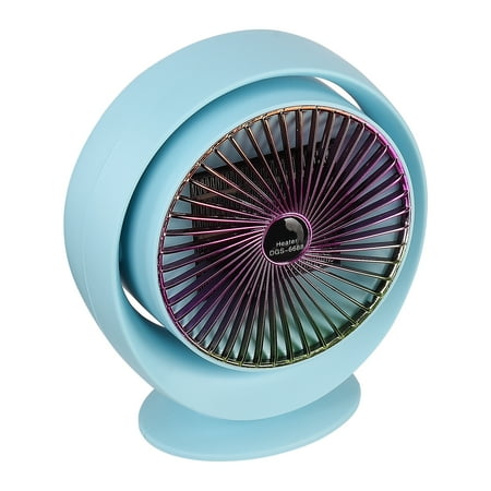 

tandard when placing an order - Blue Magic Ring Heater) Desktop Mini PTC Ceramic Heating Heater Electric Heater
