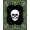 Black, Pattern 1, variant on ODIKA 2x3 Machine Washable Non-Slip Area Rug, Haunted Mansion Entrance Frightful Grinning Face Doormat High Traffic Rug, Black, 729945