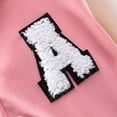 thumbnail image 5 of Haitryli Toddler Kids Contrast Color Athletic Tracksuit Long Sleeve Button-down Hoodie Sweatshirts with Sweatpants Sets Pink 5-6, 5 of 7