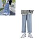 thumbnail image 5 of Pantalones Cortos para Hombres Casual Suelto Moda Pierna Recta Ancha Simple Transpirable para Deportes Azul 2XL, 5 of 8