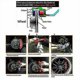 thumbnail image 2 of Cubiertas de pinza de freno estilo 3D, color rojo, 4 Uds., kits universales delanteros y traseros de disco de coche, 2 of 2