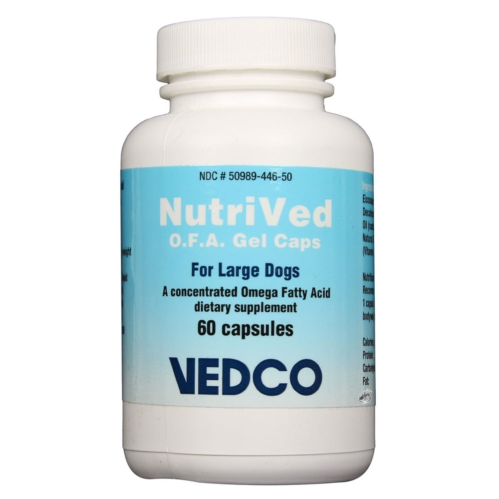 NutriVed OFA Gel Caps for Large Dogs (60 count)