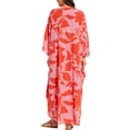thumbnail image 2 of Vestido kaftán maxi Moss Rose con cuello en V y mangas murciélago 130 cm, 2 of 5