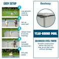 thumbnail image 4 of Bestway Hydrium 16’5”x12'x48" Steel Side Wall Above Ground Pool w/ Sand Pump & Accessories, 4 of 11