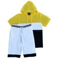 thumbnail image 1 of Ensemble Court 2 Pcs pour Hommes Chandail à Capuche avec shorts Assortis, 1 of 2