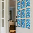 thumbnail image 4 of Norbi Window Privacy Film, Colorful Flower Translucent Window Sticker, 3D Decorative Window Vinyl, Stained Glass Window Decals, Static Cling Window Sticker Non-Adhesive for Home, 4 of 6