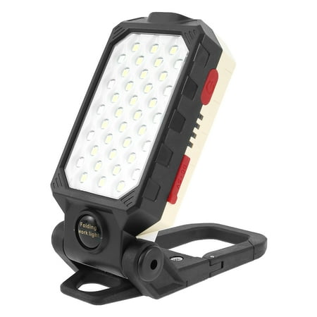 

JTWEEN LED Work Light USB Rechargeable Workshop Lamp Magnetic Repair Work Flashlight Foldable Inspection Light Floodlight for Camping Fishing Emergency
