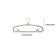 thumbnail image 2 of Non-Slip Clothes Hangers | Heavy Duty Stainless Steel with Rubber Coating | Space Saving Shoulder-Friendly Design | Black/White/Green/Blue/Pink/Gray | 40x19x5cm, 2 of 7