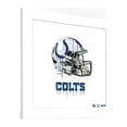 thumbnail image 2 of Gallery Pops NFL Indianapolis Colts - Drip Helmet Wall Art, White Framed Version, 12" x 12", 2 of 6