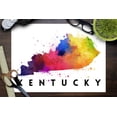 thumbnail image 3 of Kentucky, State Abstract Watercolor (9x12 Wall Art Print, Home Decor), 3 of 3