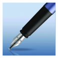 thumbnail image 2 of Allure Fountain Pen, Fine Point , Blue Ink, Silver/Black Barrel | Bundle of 5, 2 of 4