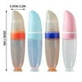 thumbnail image 3 of Clearance Tableware under $5 Feeding Baby Spoon Food Grade Liquid Silica Gel Suction Cup Extrusion Type Rice Paste Spoon Baby Cutlery Rice Paste Bottle, 3 of 6