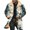 #+001Sky Blue, variant on Hogleaql Men's Vintage Suede Jacket Retro Plush Reversed Collar Long Sleeve Zipper Jacket Oversized Thicken Multi-Pocket Winter Coat Sky Blue M