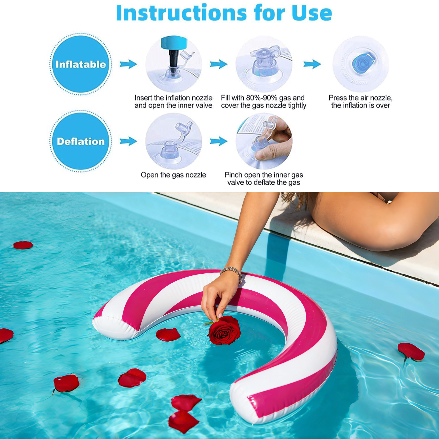 Pendali Pool Noodles 2-Pack Curved 29.5 Inch photo 5