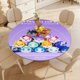 thumbnail image 4 of Aphmau cat (2)-theme Fitted Round Tablecloths Elastic Edged Table Covers Waterproof Table Cloth for Kitchen Holiday Party Tables Decor 120cm, 4 of 6