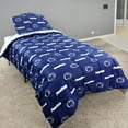 thumbnail image 2 of Penn State Nittany Lions 3 Pc Reversible Cotton Comforter Set, 1 Comforter, 2 Shams, Full, 2 of 8