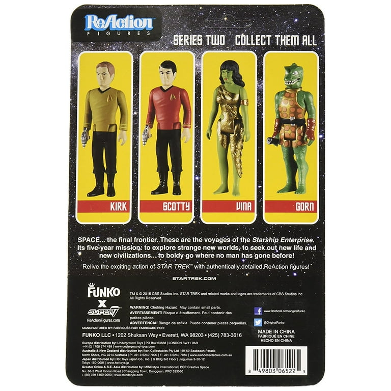Star Trek The Original Series Beaming Kirk ReAction 3.75